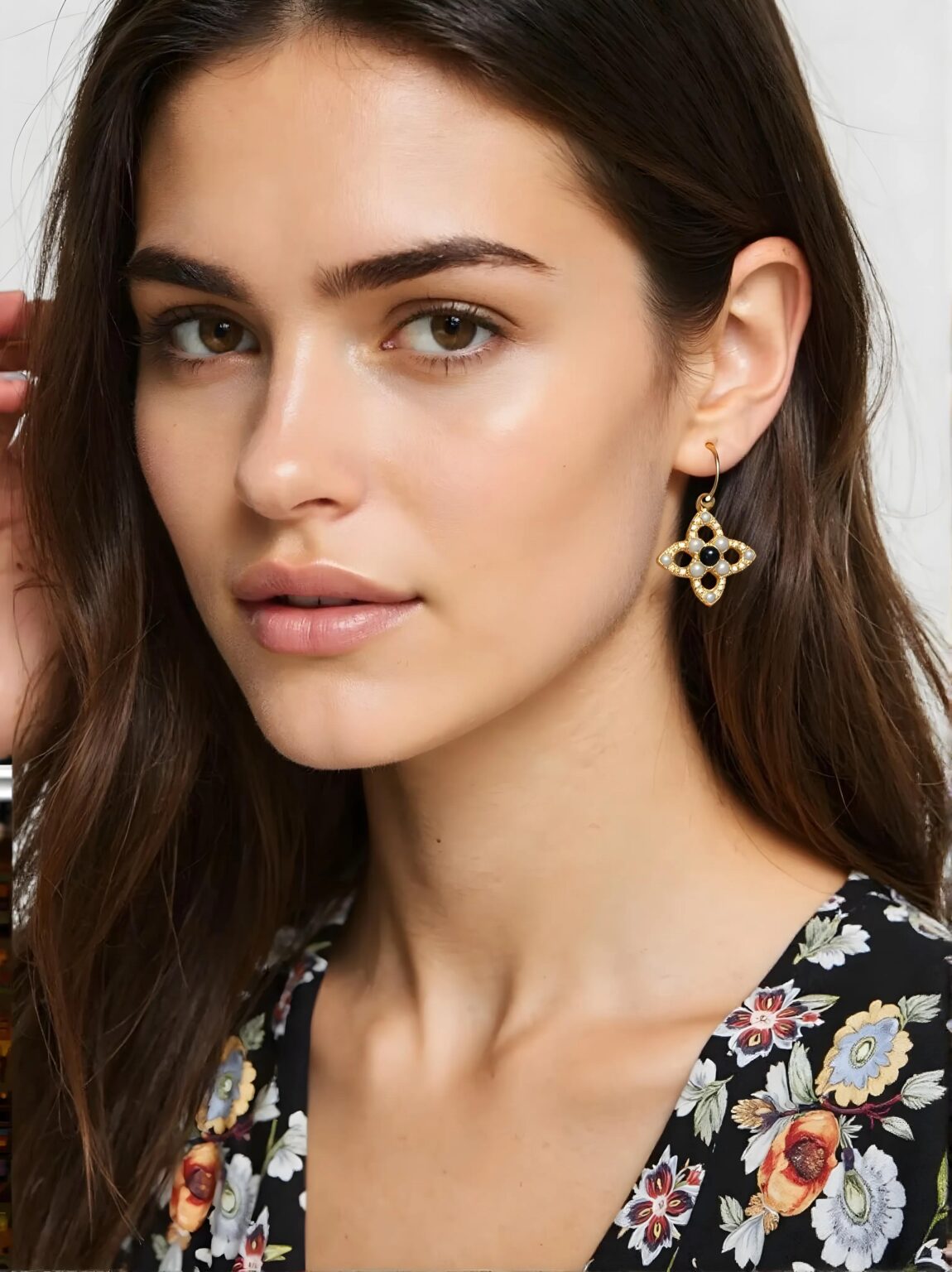 Orecchino Onice Nera Pendente In Oro | Eredi Jovon Venezia - Foto 6