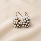 Orecchini in stile Liberty con perle Bianche