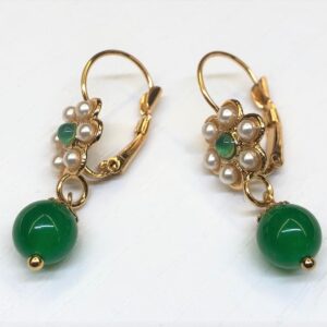 Orecchini floreali in stile Vintage