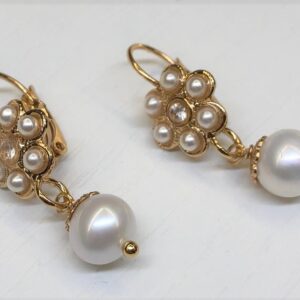 Orecchini floreali in stile Vintage