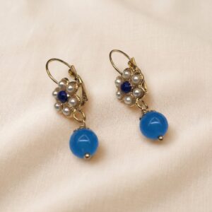 Orecchini floreali in stile Vintage