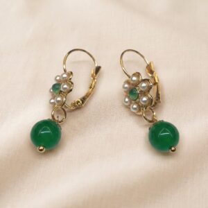 Orecchini floreali in stile Vintage