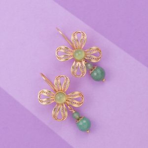 Orecchini in filigrana stile Liberty