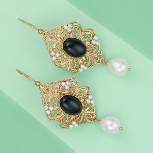 Orecchini in stile Liberty