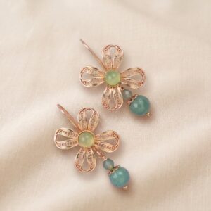 Orecchini in filigrana stile Liberty